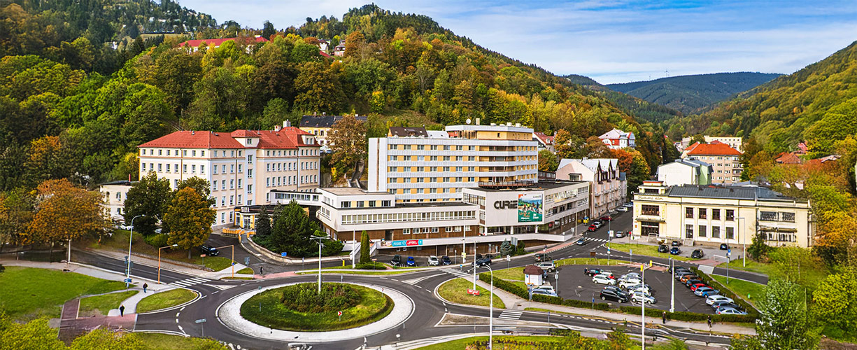 Curie Spa Complex: Comfort in the Center of Jáchymov