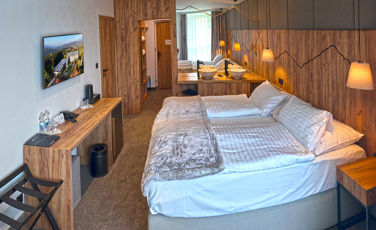 Unterkunft Harrachov: Winter im Wellness Hotel Svornost + Skipass mit Ermäßigung